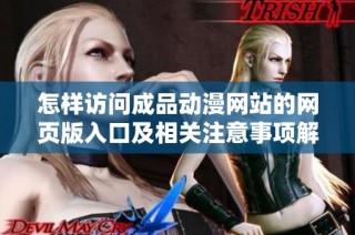 怎样访问成品动漫网站的网页版入口及相关注意事项解读