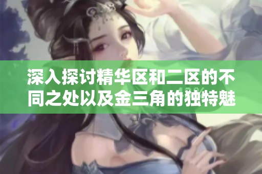 深入探讨精华区和二区的不同之处以及金三角的独特魅力